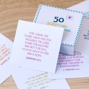 Bible Memory Verse Cards | Memory Verse Cards | Bible Memory Cards ...