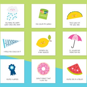 Lunchbox Notes | Lunchbox Cards | Encouragement Cards | Motivational Cards | Kindness Cards | Back to School Cards | Inspirational Cards image 6