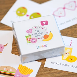 Valentijn lunchbox-notities | Lunchboxkaarten | Aanmoedigingskaarten | Motiverende kaarten | Vriendelijkheidskaarten | Valentijnskaarten | Notities lunchbox