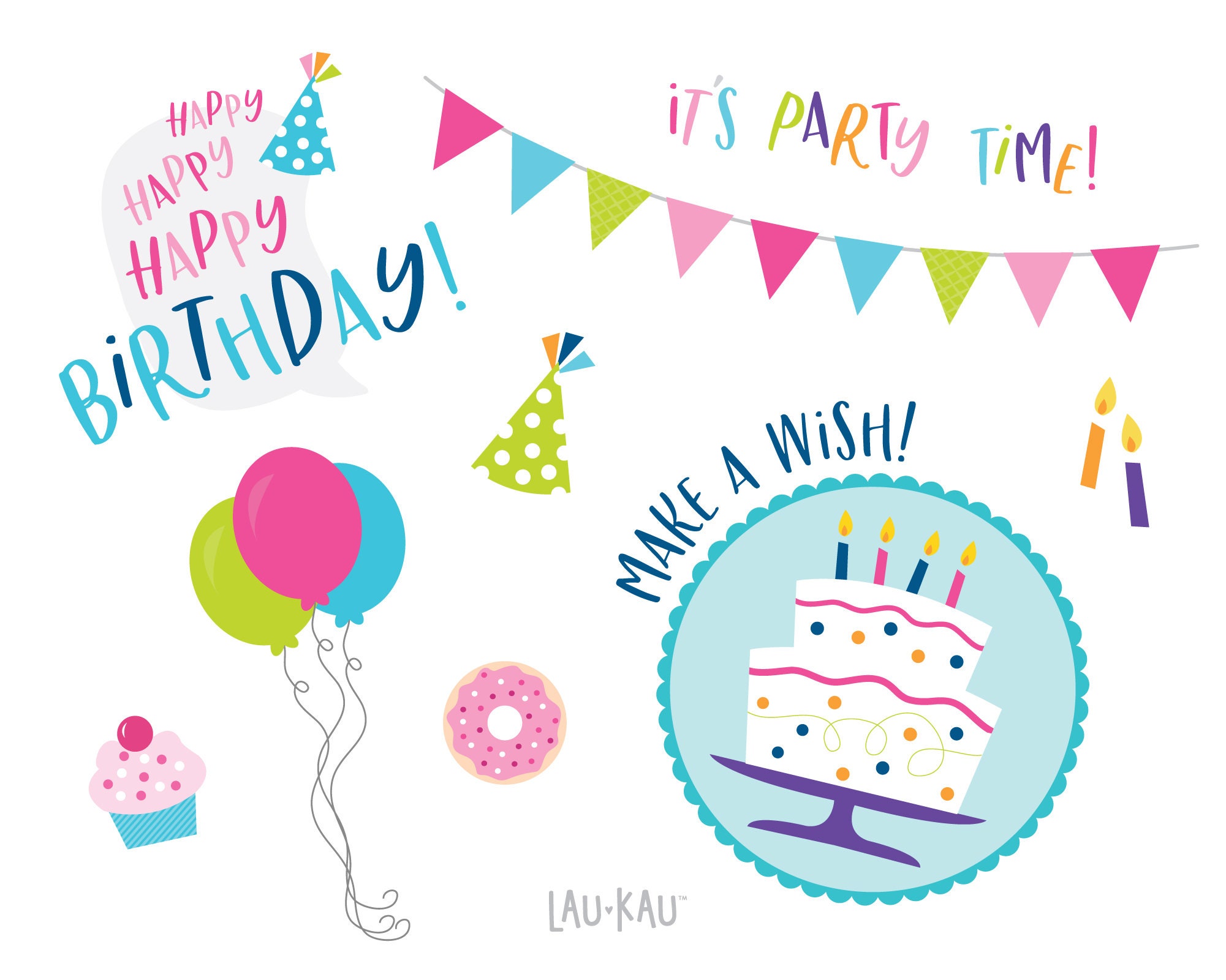 Geburtstag StickerBogen Süße Sticker Süßer StickerBogen Briefpapier