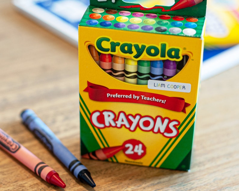 Personalized Cool Color Names Sticker Sheet Cute Stickers Etsy