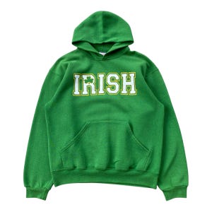 Vintage Notre Dame Fighting Irish NCAA Hoodie Sweatshirt Small University Of Notre Dame Crewneck Notre Dame Jumper ND Irish Sweater Size S