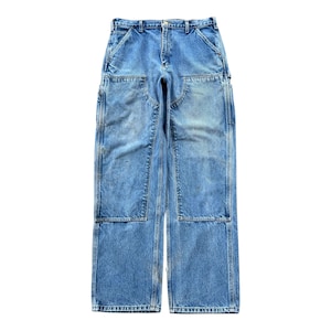Size 34x34 Vintage Carhartt Carpenter Double Knee Jeans Carhartt Workers Chore Duck Denim Carhartt Baggy Loose Jeans Distressed W34