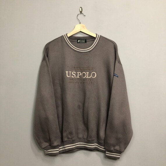 Vintage US Polo Association Sweatshirt Large 90s P