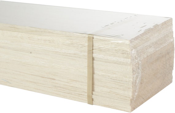 Balsa Wood Sheets 100mm X 300 Mm 10 Pack 