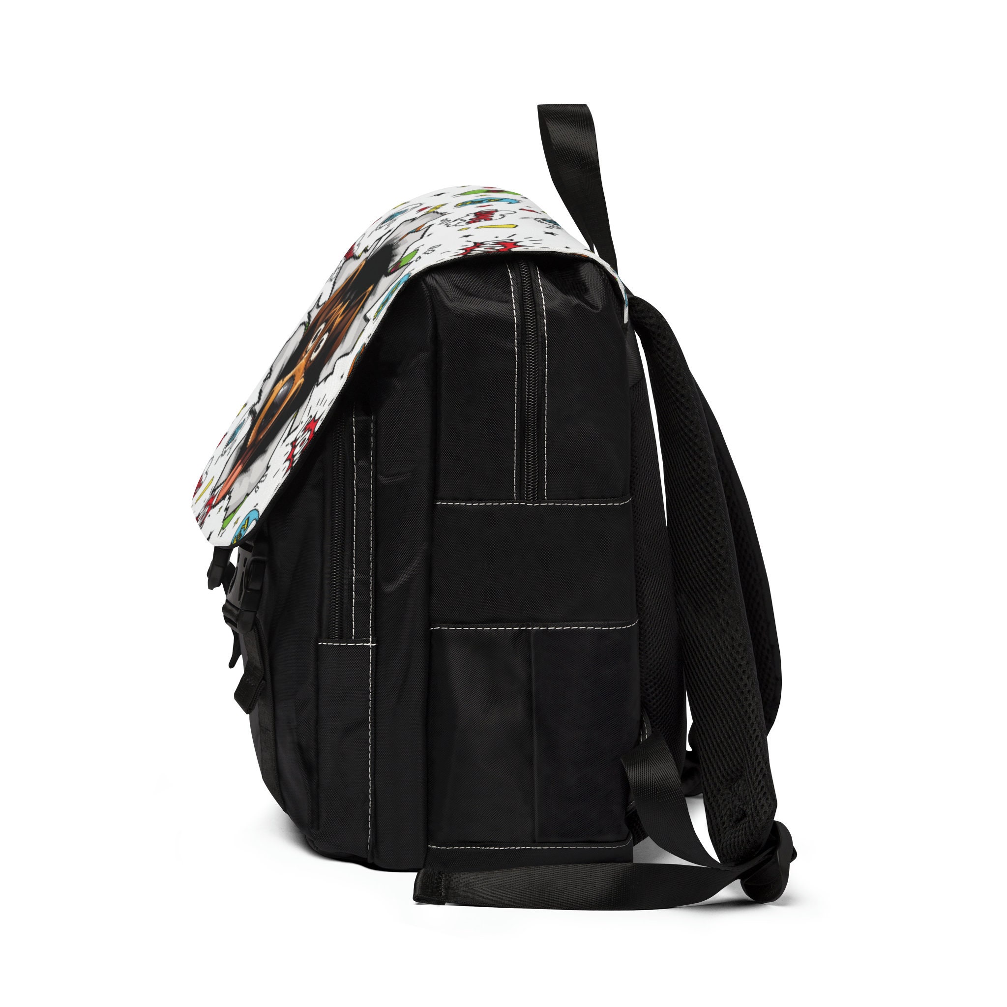 Comic Unisex Casual Shoulder Backpack