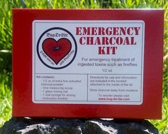 Emergency Charcoal Kit - Charcoal Kit for Reptiles - Pet Supplies - Reptiles Lover Gift - Reptile Decor - Mixing Vial - Reptile Lover Gift