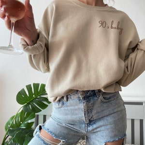 Felpa girocollo bambino anni &#39;90, Felpa vintage, Born In The 90&#39;s