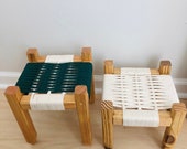 Mid-Century Modern Woven Indoor Plant Stands Boho Plant Stands Minimalist