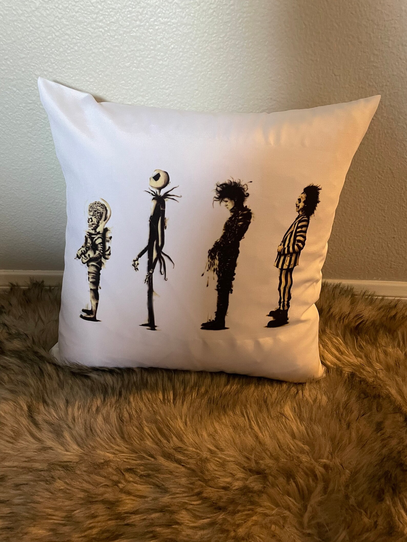 Halloween pillows/ horror pillow cases Etsy