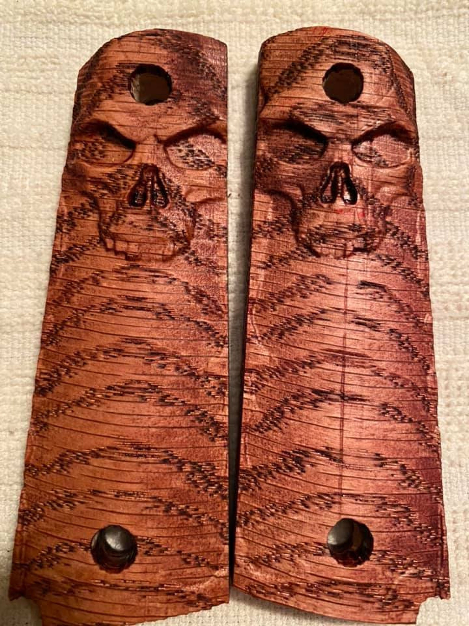 Skull 1911 Pistol Grips Etsy