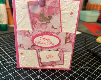 Mother’s Day Stampin’ Up Bookmark Card
