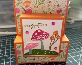 Toadstool Garden Stampin’ Up Friendship Card