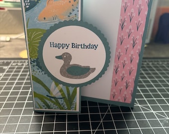 Duck Pond Birthday Stampin’ Up Card