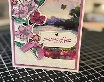 Meandering Meadows Stampin’ Up Sympathy Card