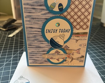 Gone Fishing Birthday Card Stampin’ Up
