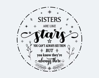 Free Free Sisters Are Like Stars Svg 321 SVG PNG EPS DXF File