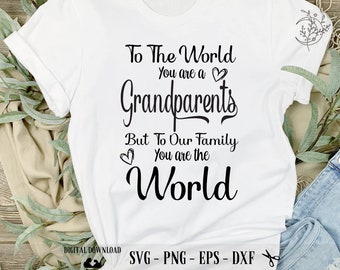 Grandparents SVG: Grandma Gift, Mom Quote (Digital Download)