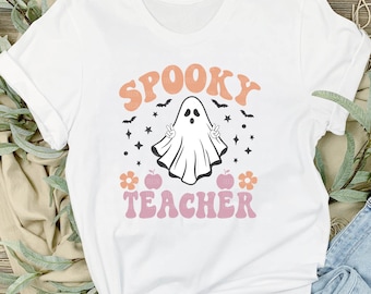 Insegnante spettrale SVG: Design fantasma di Halloween (Download digitale)