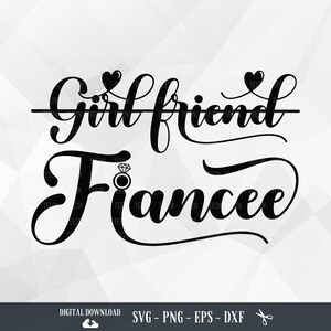 Verlobte SVG, Freundin Verlobte SVG, Verlobte Verlobte, Verlobte, Braut, Verlobungsring, endlich verlobt, Dateien für Cricut, PNG, digitaler Download