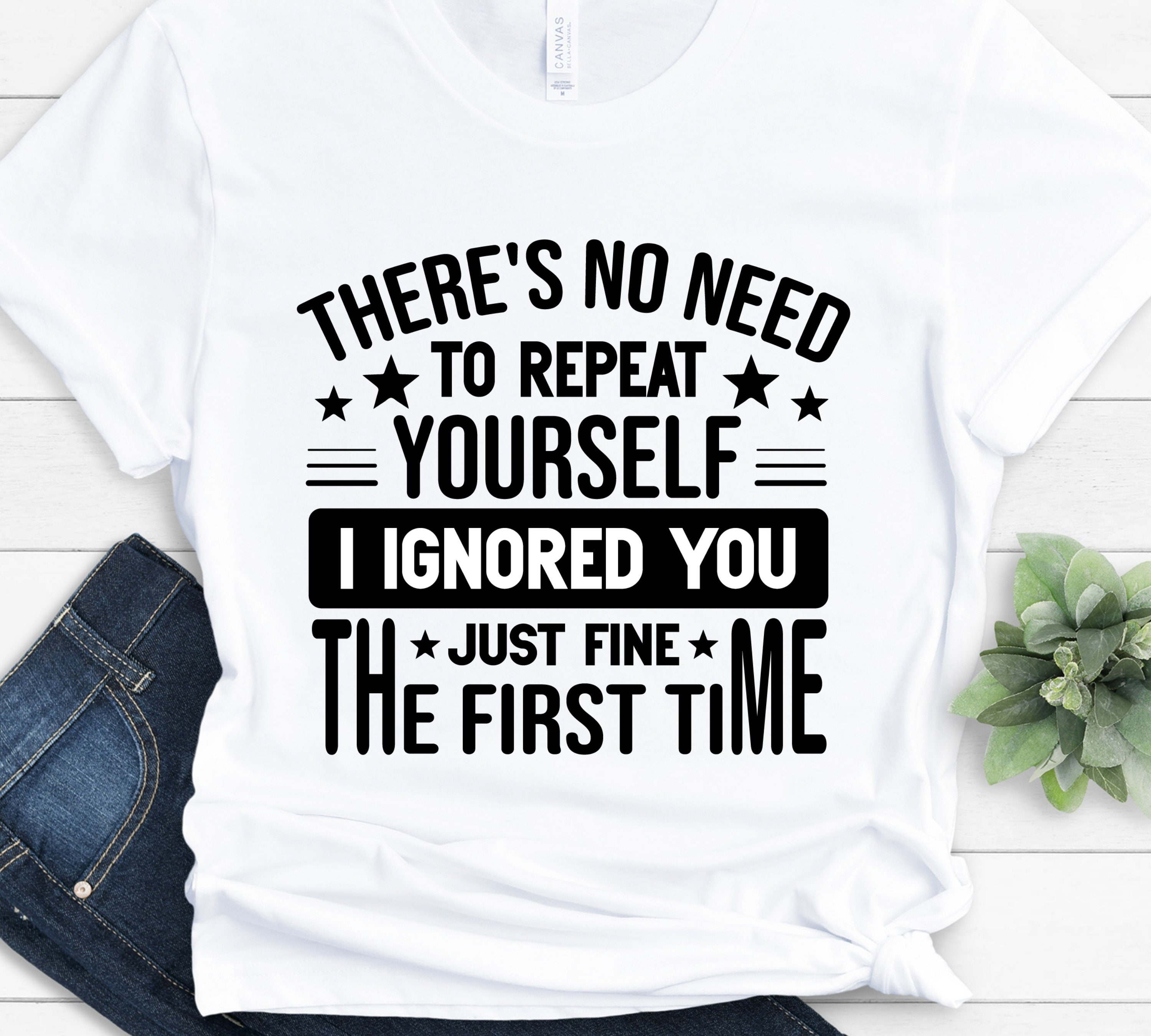 Es gibt keine Notwendigkeit sich zu wiederholen Ich habe Sie Etsy