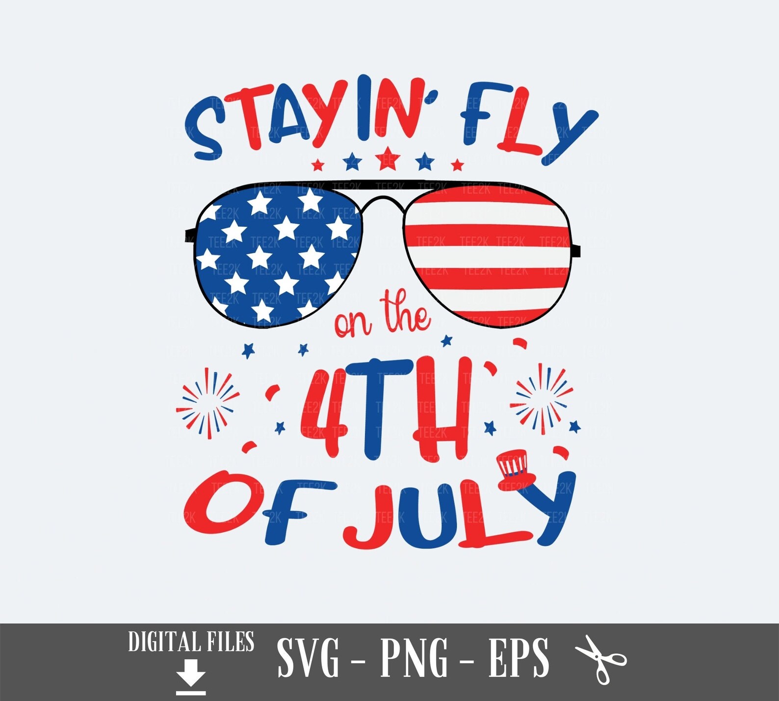 Stayin' Fly on the Fourth of July SVG Fourth of July svg Etsy