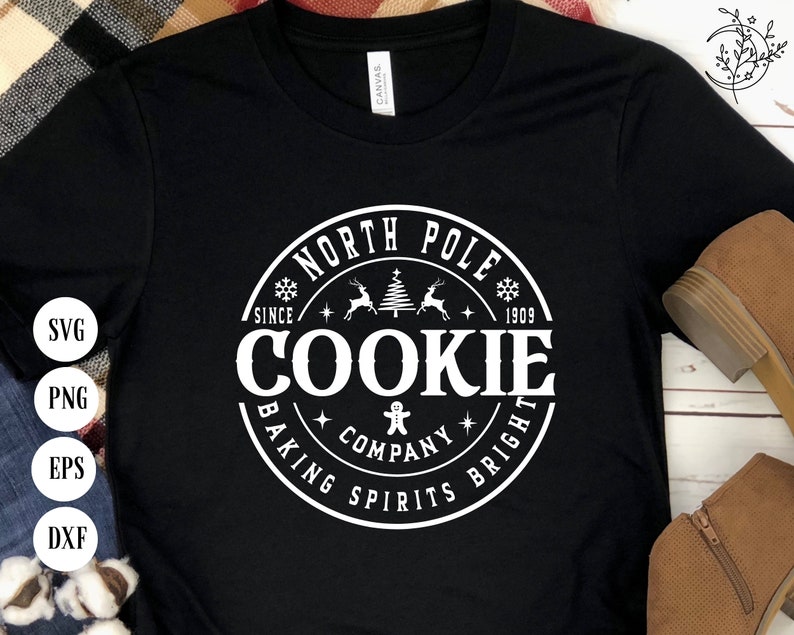 North Pole Cookie Company SVG Gingerbread Christmas Signs - Etsy