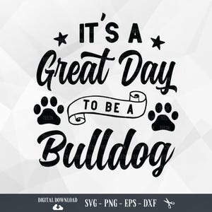 Bulldog SVG: School Mascot, Teacher, Cheerleader (Digital Download)