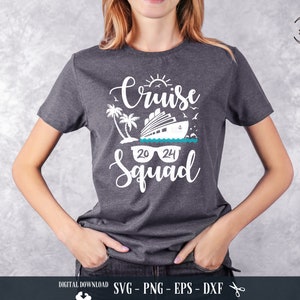 Cruise Squad 2024 SVG, Family Cruise Svg, Family Cruise Trip Matching ...