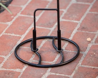 Metal Round Base for Stakes, Lanterns & Garden Sculptures