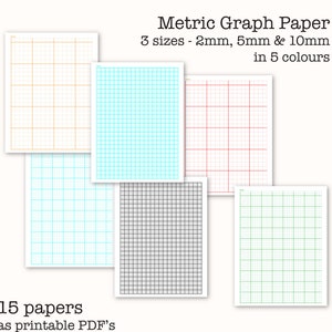 15 imperial measure graph papers inch graph paper digital etsy
