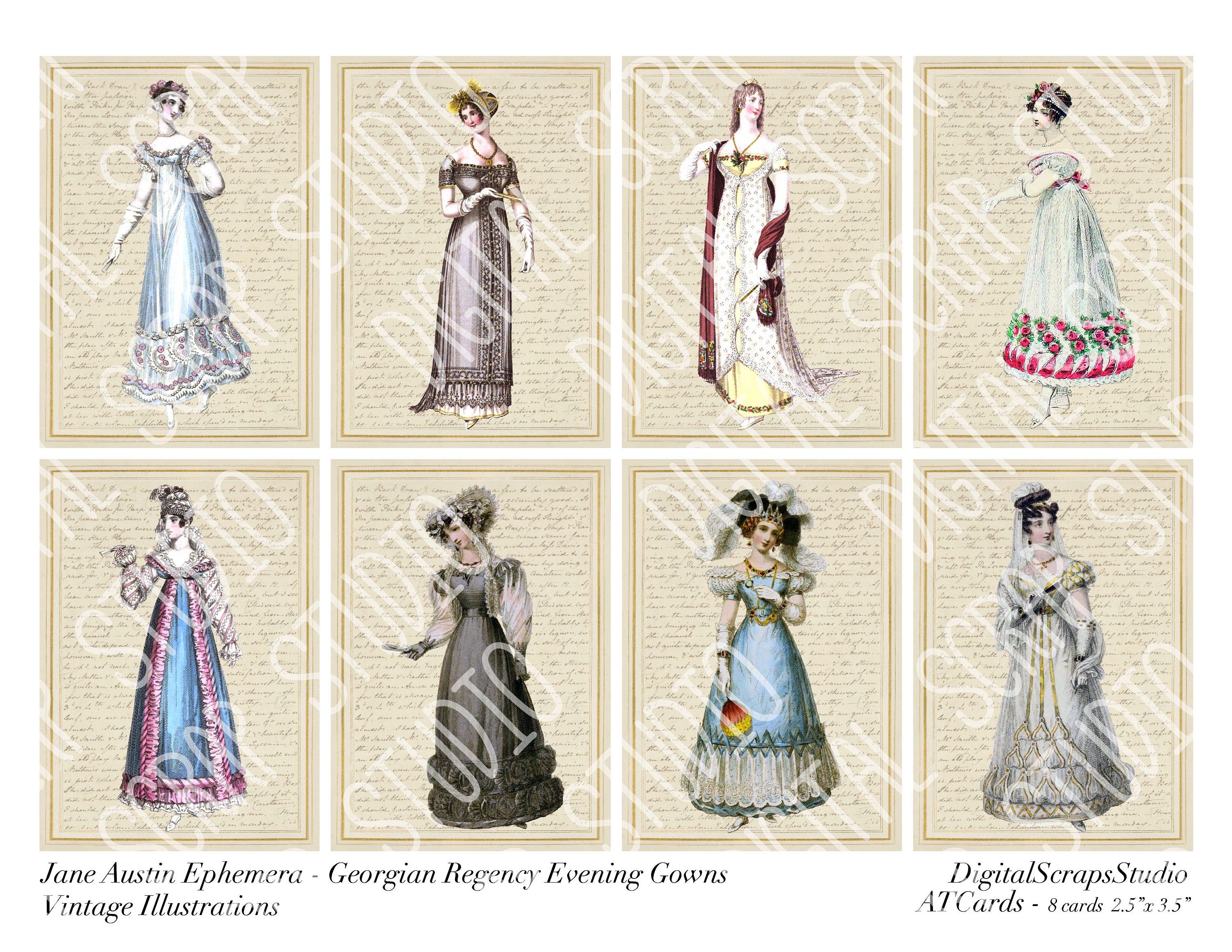 Regency Fashion History 1800-1825 Beautiful Pictures Empire Line ...