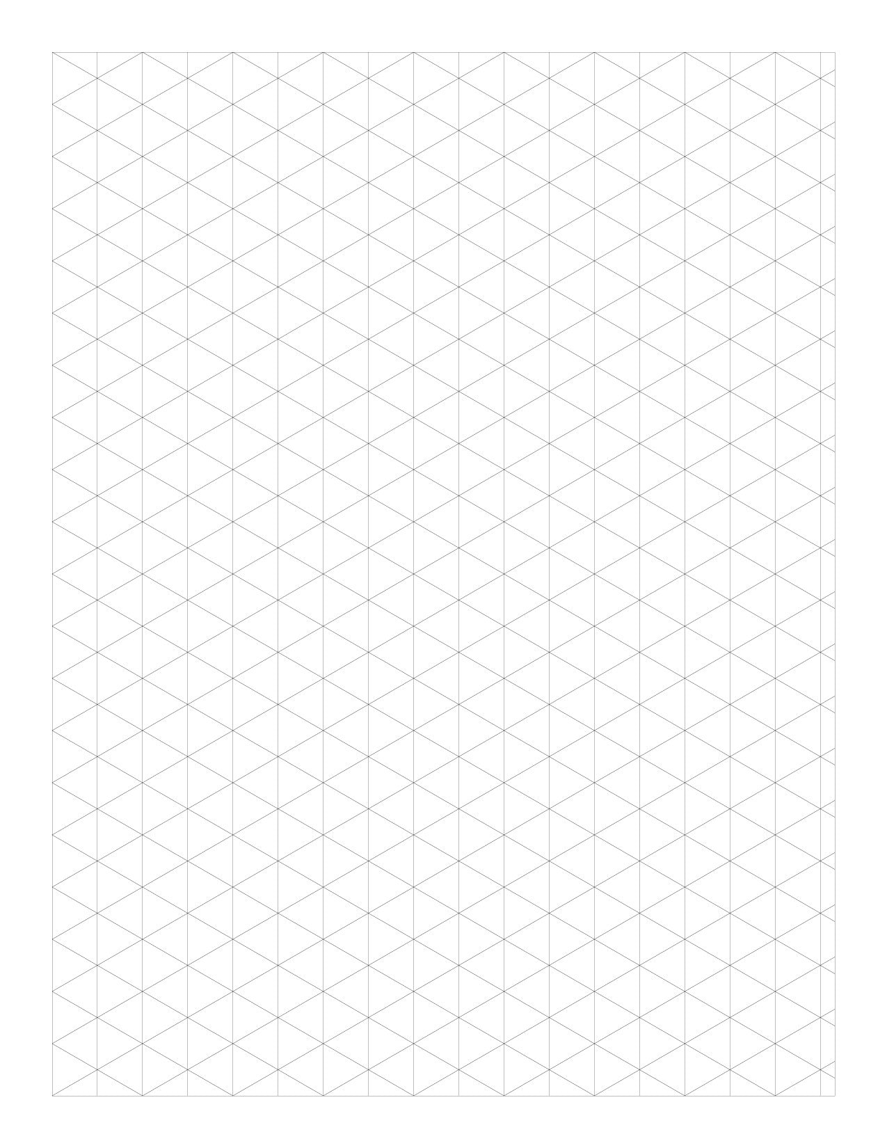 15 Isometric Graph Papers - Isometric Drawing Paper - Digital Graph ...