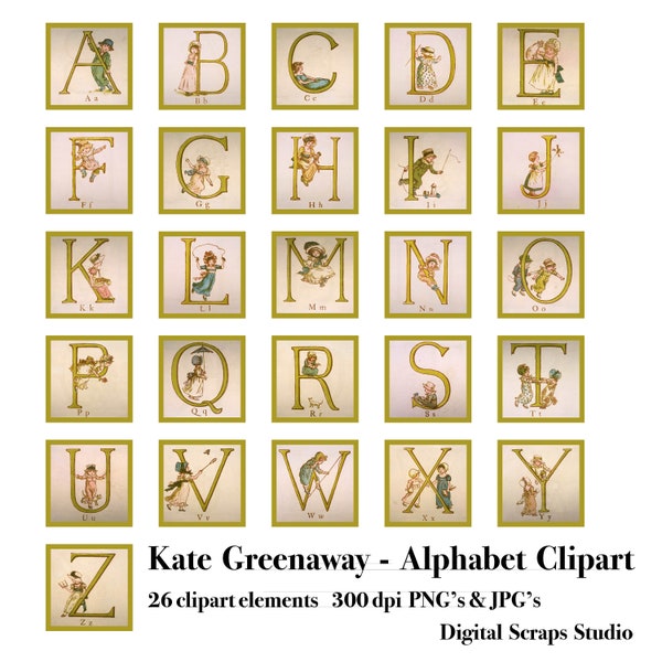 Victorian Alphabet - Etsy