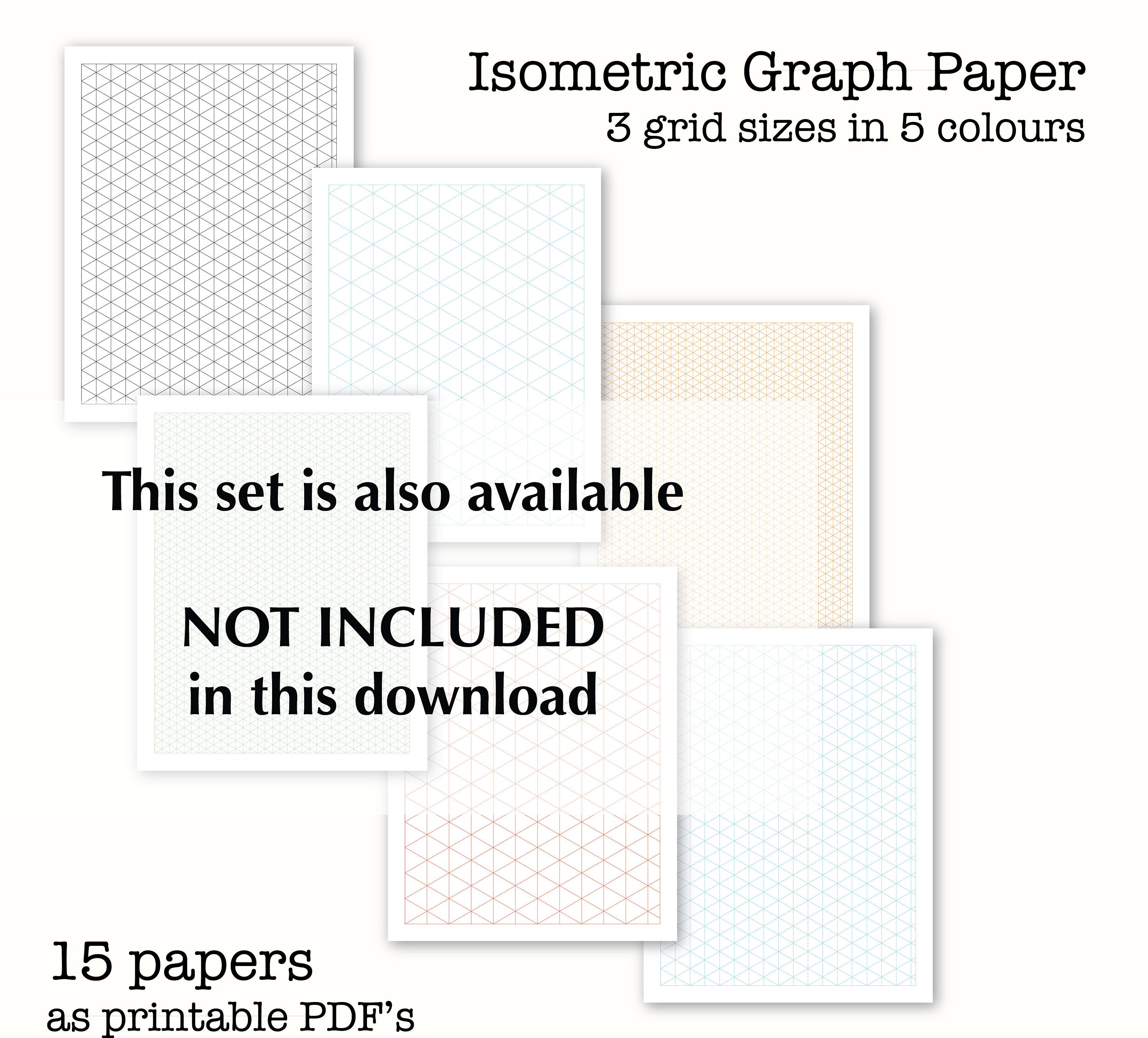 15 Imperial Measure Graph Papers - Inch Graph Paper - Digital Graph ...
