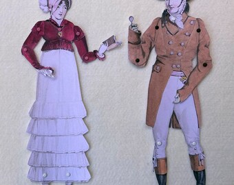 Lord Jasper - Articulated Paper Doll Puppet: Regency Fashion