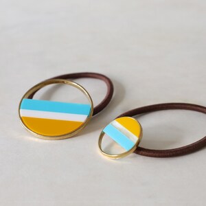 Stripe Pattern Round Hairties image 4