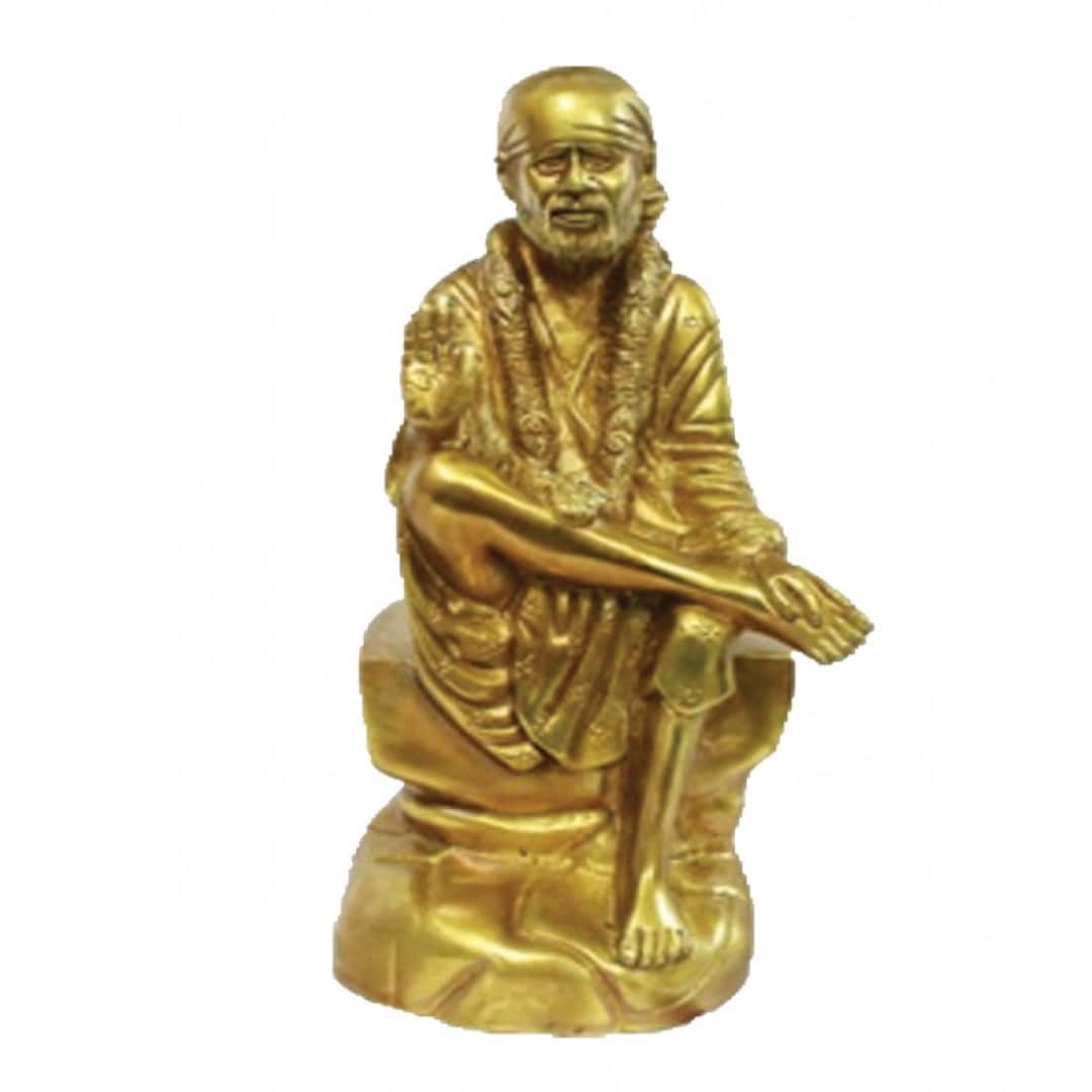 Sai Baba Idol in Brass / Sai Baba Statue / Hindu Religion God Etsy