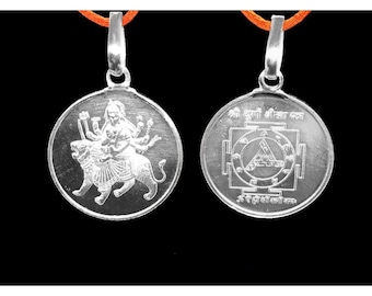 Durga Yantra Pendant Etsy durga-yantra-pendant-etsy