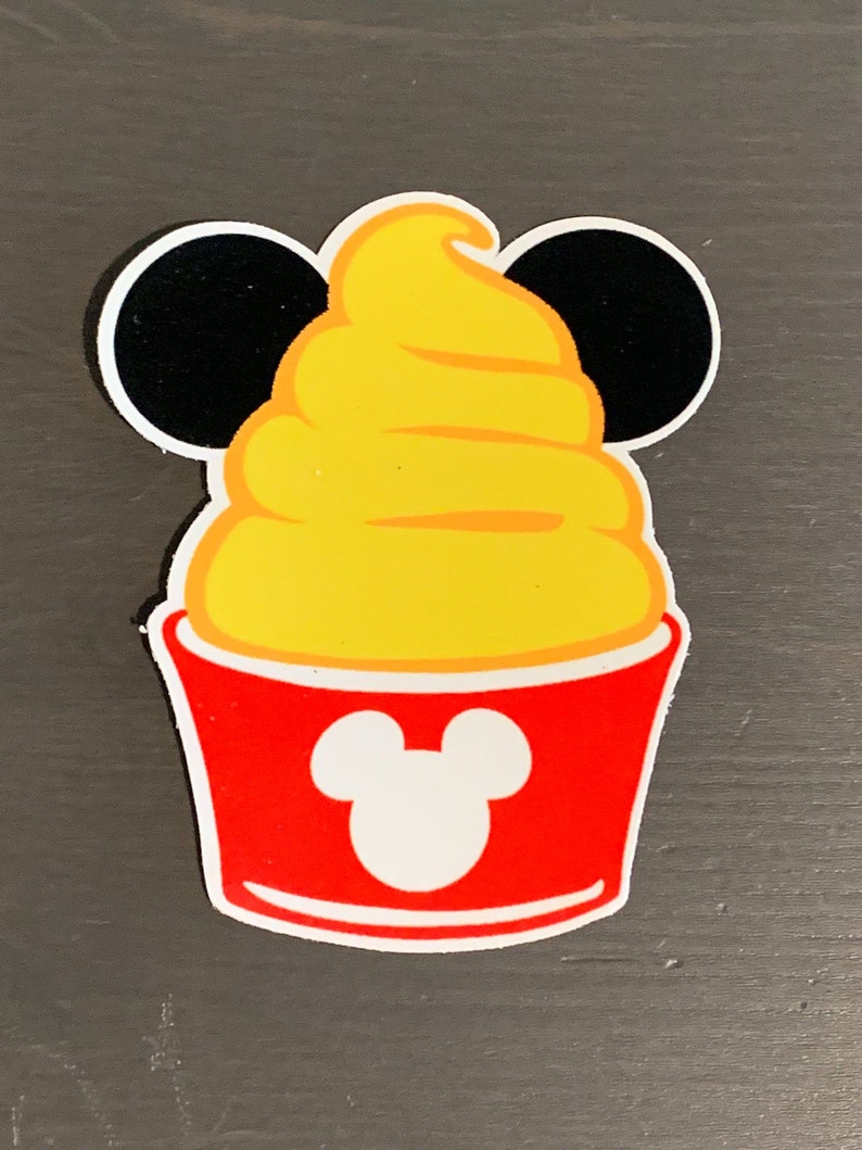 Mickey Mouse Inspired Shaped Snack Food Disney Vinyl Stickers Etsy