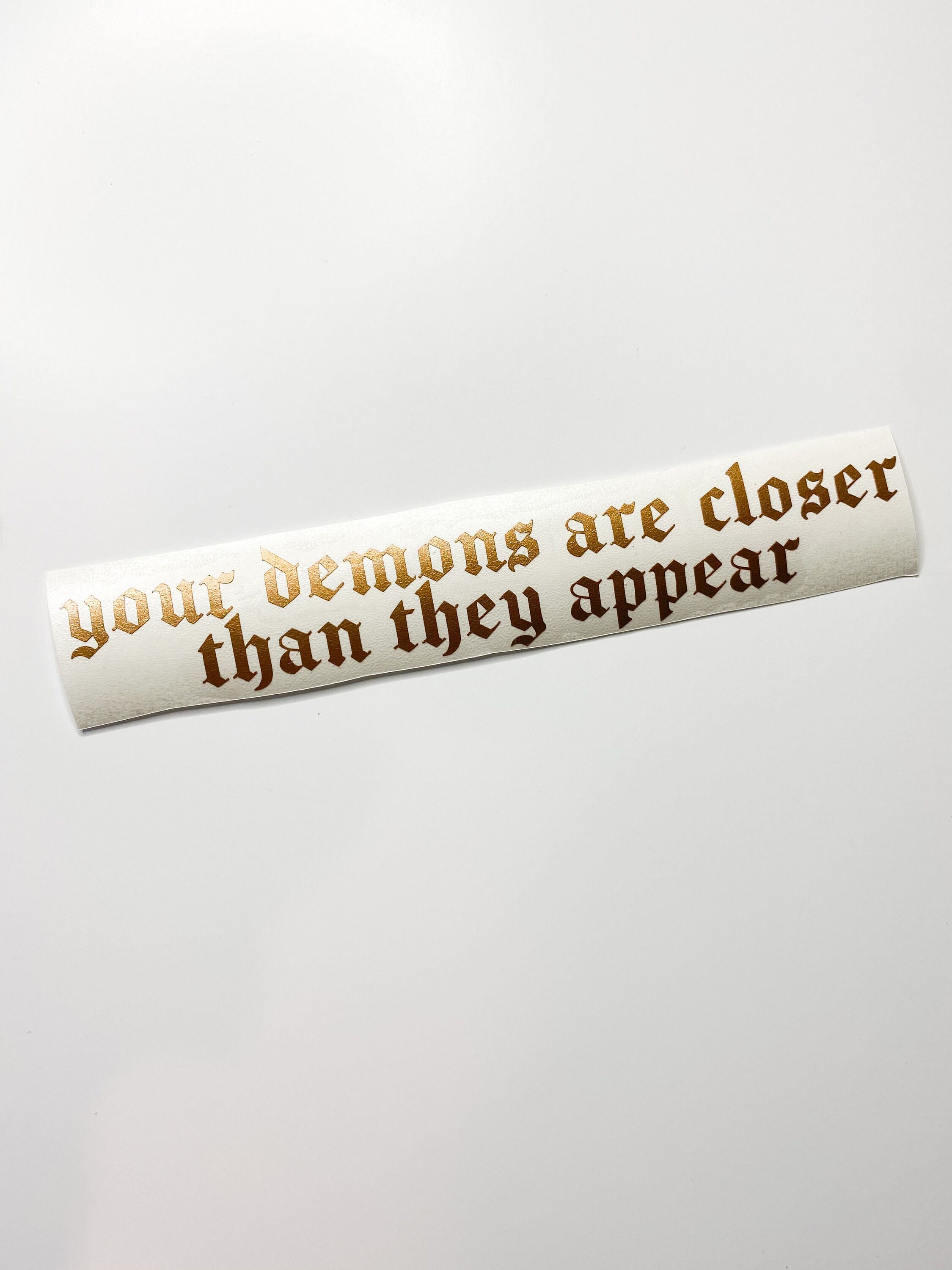 Your demons are closer than they appear / Objects in Mirror / Rearvie…
