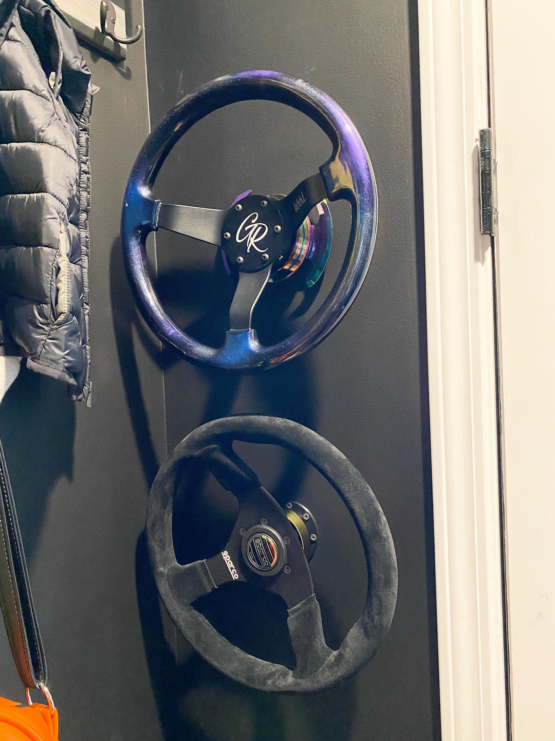 Nrg Quick Release Hub Wall Mount Steering Wheel Hanger Etsy