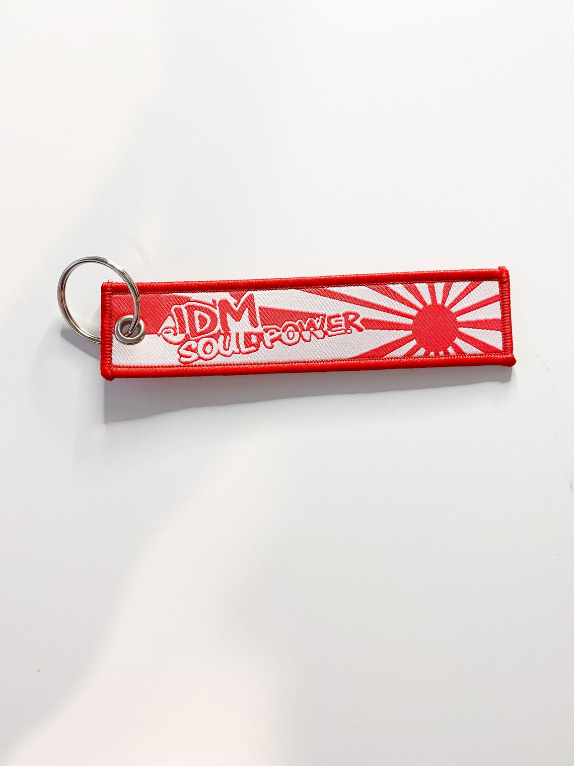 JDM Power Rising Sun Tag Keychain Etsy