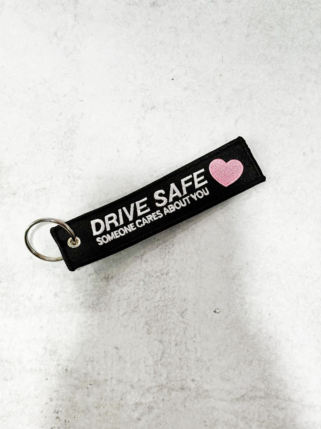 Drive Safe Someone Cares About You JDM Tag Keychain Etsy