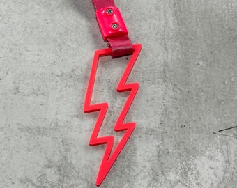 Tsurikawa JDM Ring Charm Japanese Lightning Bolt Shaped Subway Handle  - 3D Printed