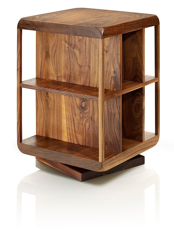 Modern revolving bookcase discount