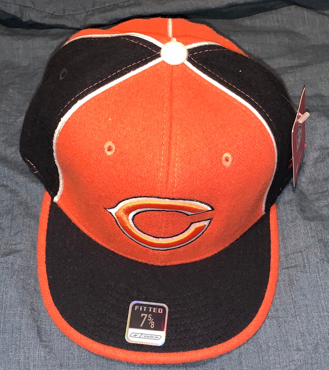 Chicago Bears NFL Mens Hat Size 7 5/8 Reebok Cap Etsy