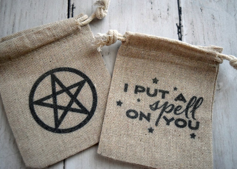 Spell Bags 3.5 x 3 INCHES Herb Spell Bag Witchy bag Etsy