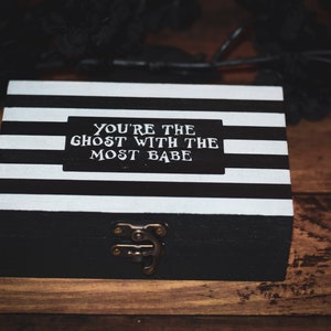 Ghost Babe Gothic Wood Box occult decor
