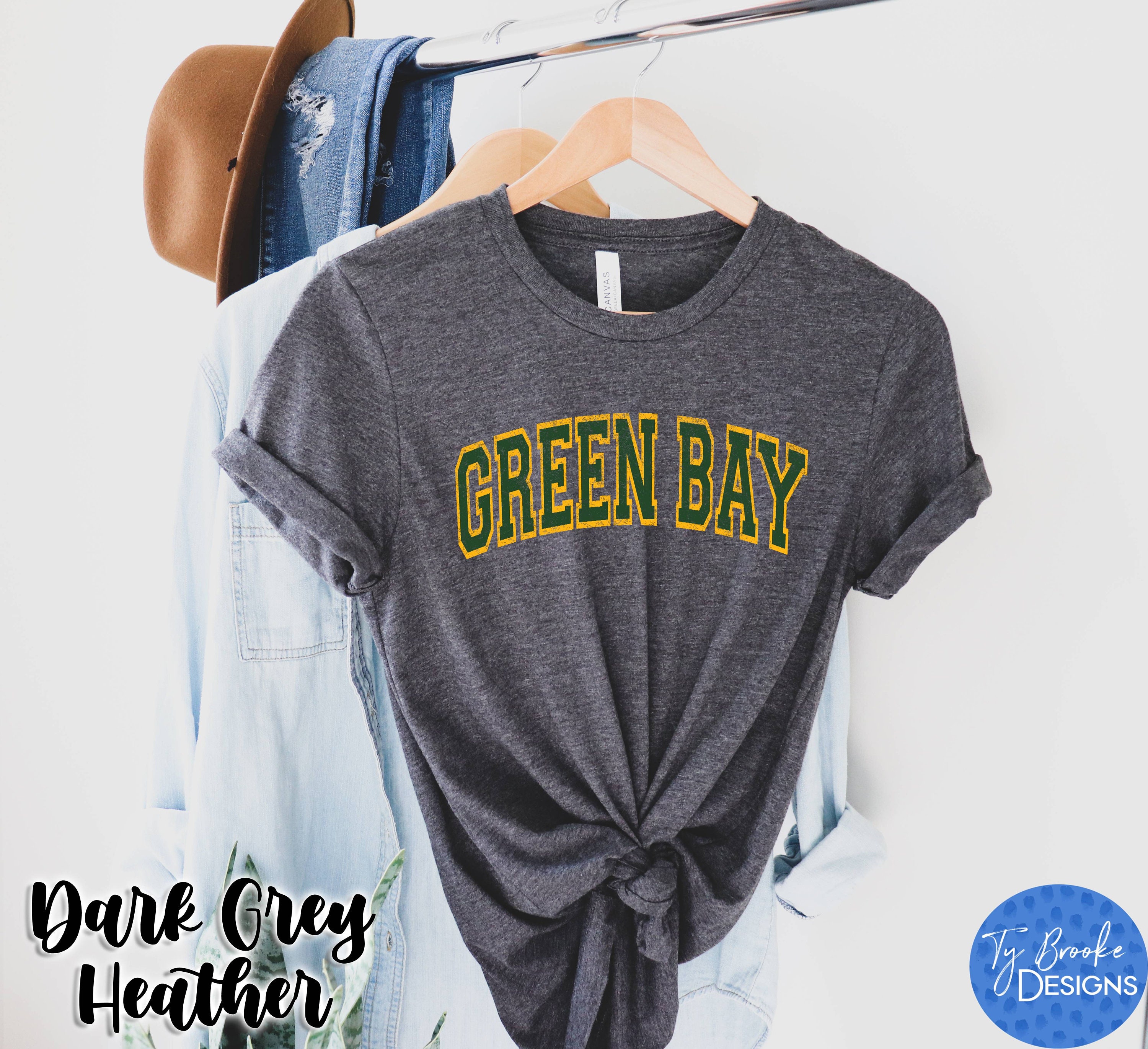 Discover Vintage Green Bay Shirt, Green Bay Packers Fan Crewneck Shirt